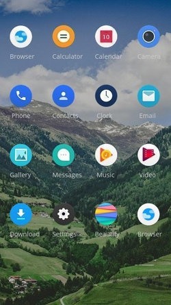 Mountains CLauncher Android Theme Image 2