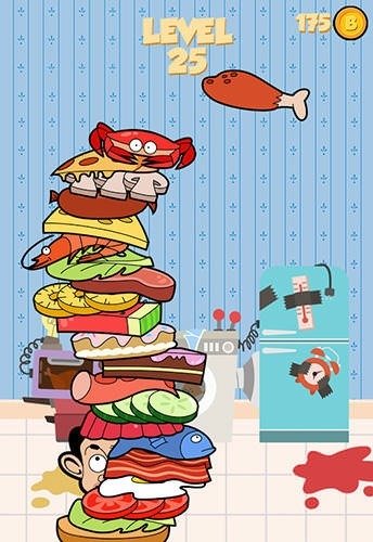 Mr. Bean: Sandwich Stack Android Game Image 2
