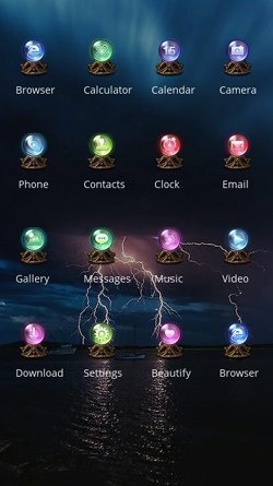 Thunder CLauncher Android Theme Image 2