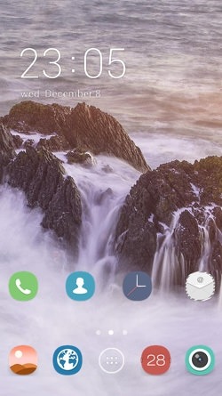 Waterfall CLauncher Android Theme Image 1