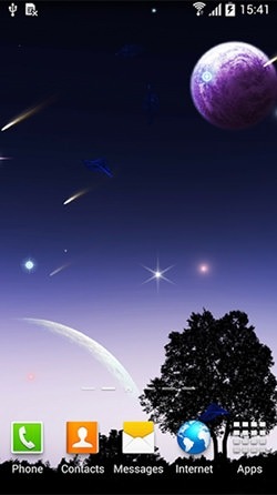 Night Sky Android Wallpaper Image 2