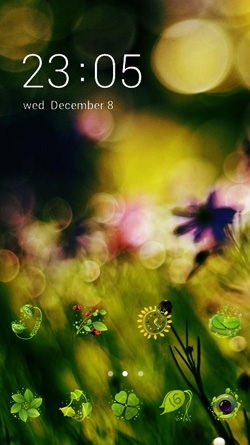 Flower Bokeh CLauncher Android Theme Image 1