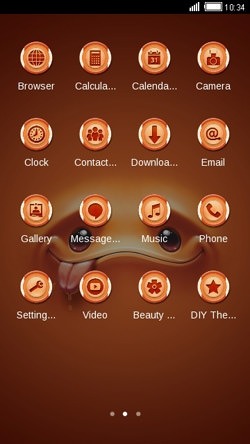 Cute Face CLauncher Android Theme Image 2