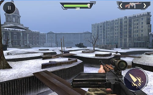 World War 2: Battleground Survival Winter Shooter 2 Android Game Image 2