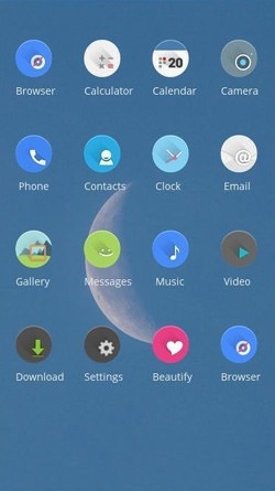 Moon CLauncher Android Theme Image 2