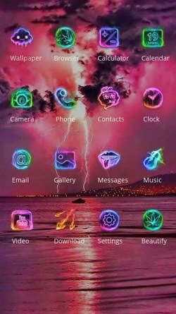 Thunder CLauncher Android Theme Image 2