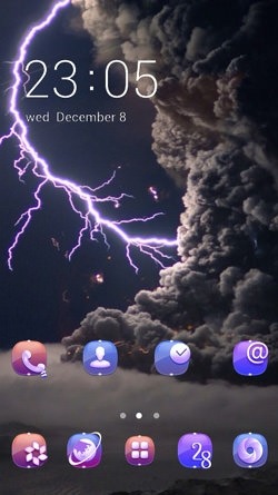 Thunder CLauncher Android Theme Image 1