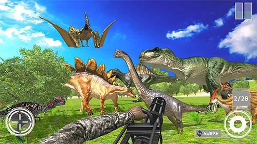 Dinosaur Hunter 2 Android Game Image 1