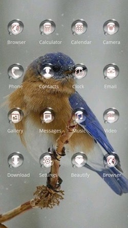Finch CLauncher Android Theme Image 2