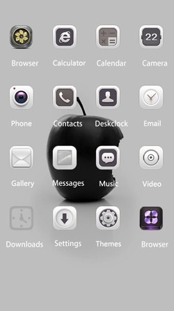 Real Apple CLauncher Android Theme Image 2