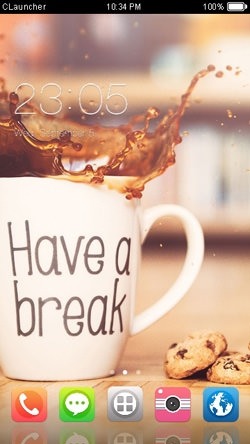 Have A Break CLauncher Android Theme Image 1