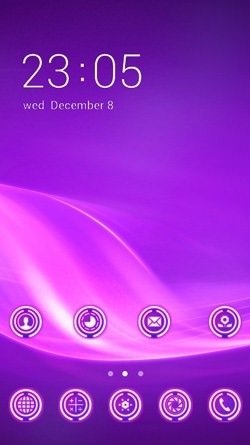 Abstract Light CLauncher Android Theme Image 1