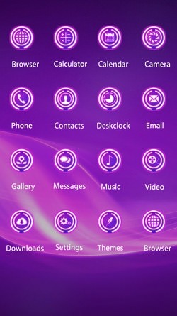 Abstract Light CLauncher Android Theme Image 2