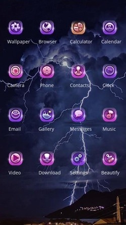 Lightening CLauncher Android Theme Image 2