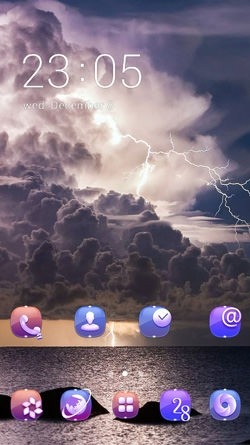 Storm CLauncher Android Theme Image 1