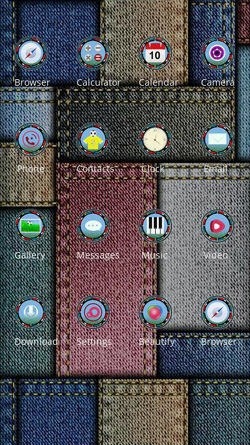 Jeans CLauncher Android Theme Image 2