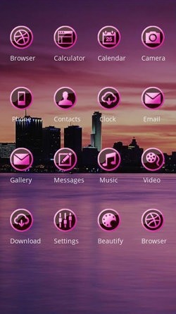 City View CLauncher Android Theme Image 2