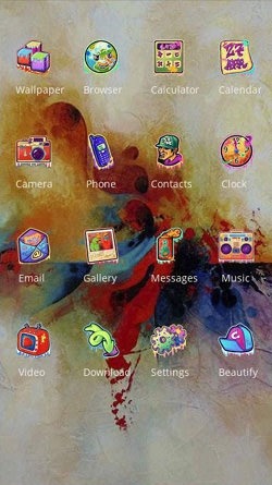 Painting CLauncher Android Theme Image 2