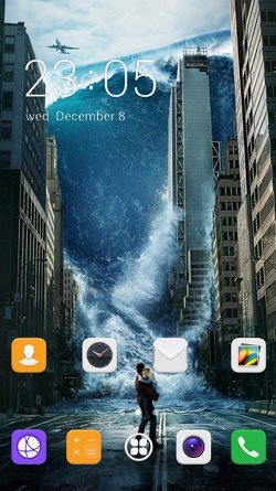 Tsunami CLauncher Android Theme Image 1