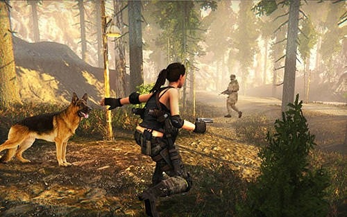 Secret Agent Lara: Frontline Commando TPS Android Game Image 2
