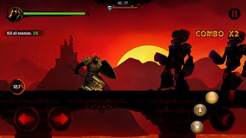 Shadow Stickman: Dark Rising. Ninja Warriors Android Game Image 2