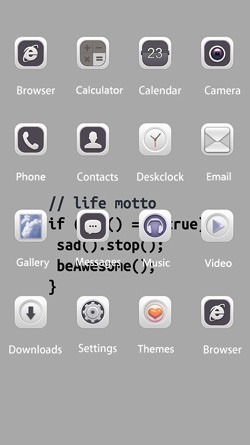 Programmers CLauncher Android Theme Image 2