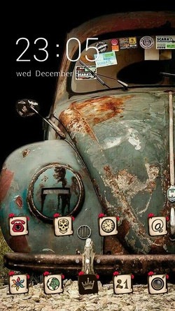 Rusty Car CLauncher Android Theme Image 1