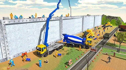 Border Security Wall Construction Android Game Image 1
