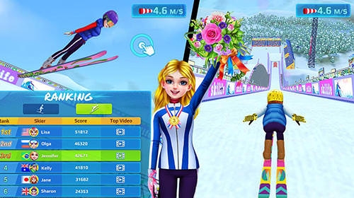 Ski Girl Superstar: Winter Sports And Fashion Game Android Game Image 1