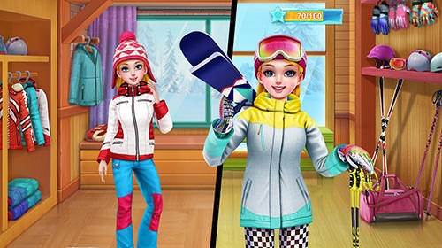 Ski Girl Superstar: Winter Sports And Fashion Game Android Game Image 2