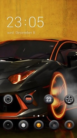 Racing Car CLauncher Android Theme Image 1