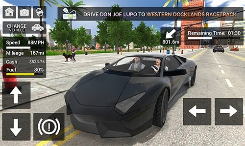 Gangster Crime Car Simulator Android Game Image 1