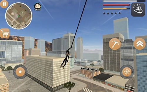 Stickman Rope Hero 2 Android Game Image 1