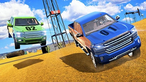 Offroad Pickup Truck Simulator Android Game Image 1