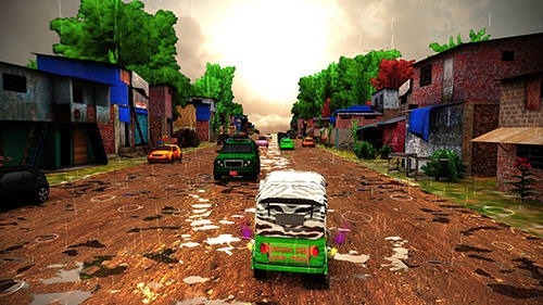 Tuk Tuk Drive Traffic Simulator 3D. Rickshaw Traffic Street Racing Android Game Image 1