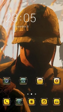 Soldier CLauncher Android Theme Image 1