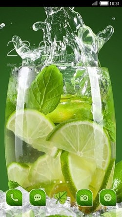 Lime CLauncher Android Theme Image 1