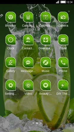 Lime CLauncher Android Theme Image 2