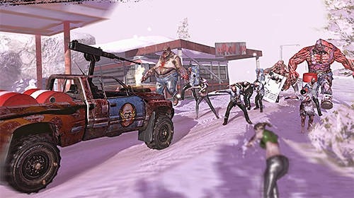 Zombies, Cars And 2 Girls Android Game Image 1