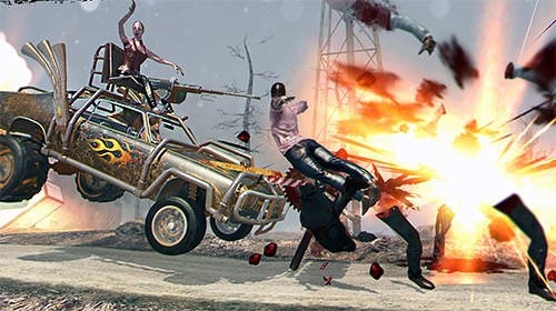 Zombies, Cars And 2 Girls Android Game Image 2