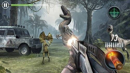 Jurassic Missions: Free Offline Shooting Games Android Game Image 2