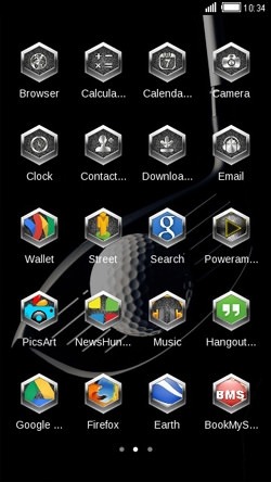 Golf CLauncher Android Theme Image 2