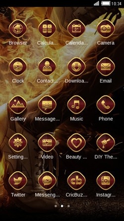 Running CLauncher Android Theme Image 2
