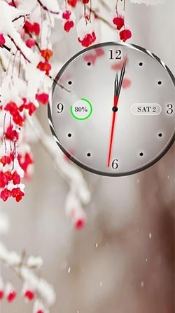 Clock, Calendar, Battery Android Wallpaper Image 2