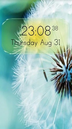 Digital Clock Android Wallpaper Image 3