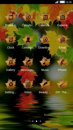 Maple Leaves CLauncher Android Theme Image 2