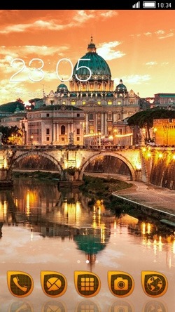 Rome City CLauncher Android Theme Image 1