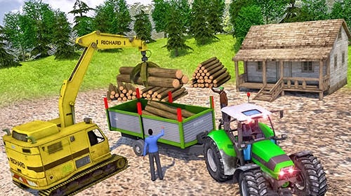 Drive Tractor Offroad Cargo: Farming Games Android Game Image 3