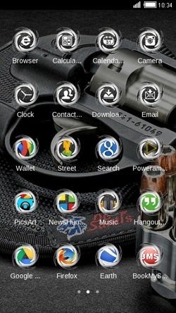 Gun CLauncher Android Theme Image 2
