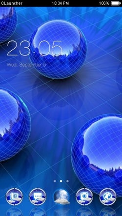 Marbles CLauncher Android Theme Image 1